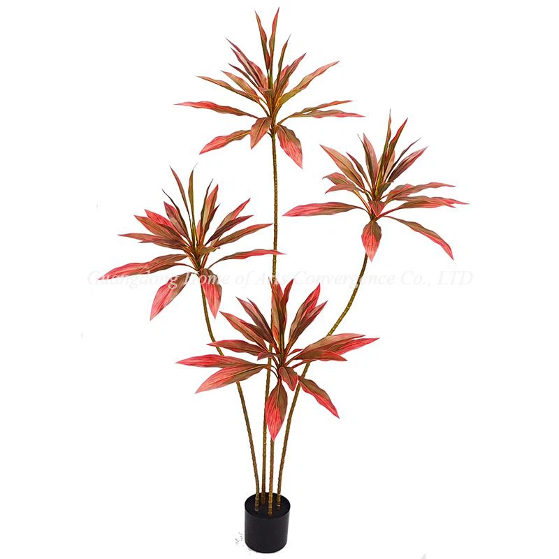 Підроблені рослини в горщиках Cordyline Fruticosa
