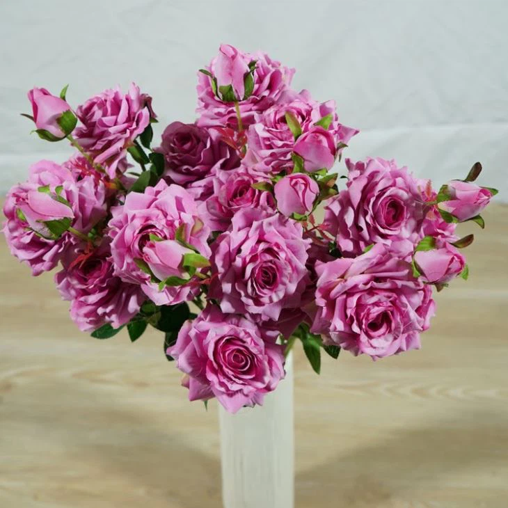 Artificial Rose And Hydrangea Bouquet